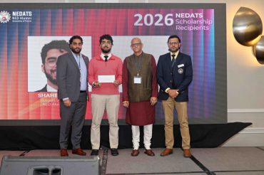M&J Engineering Sponsors Scholarship at NEDATS Eid Gala